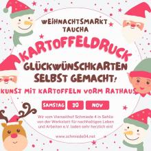 Einladung Kartoffeldruck